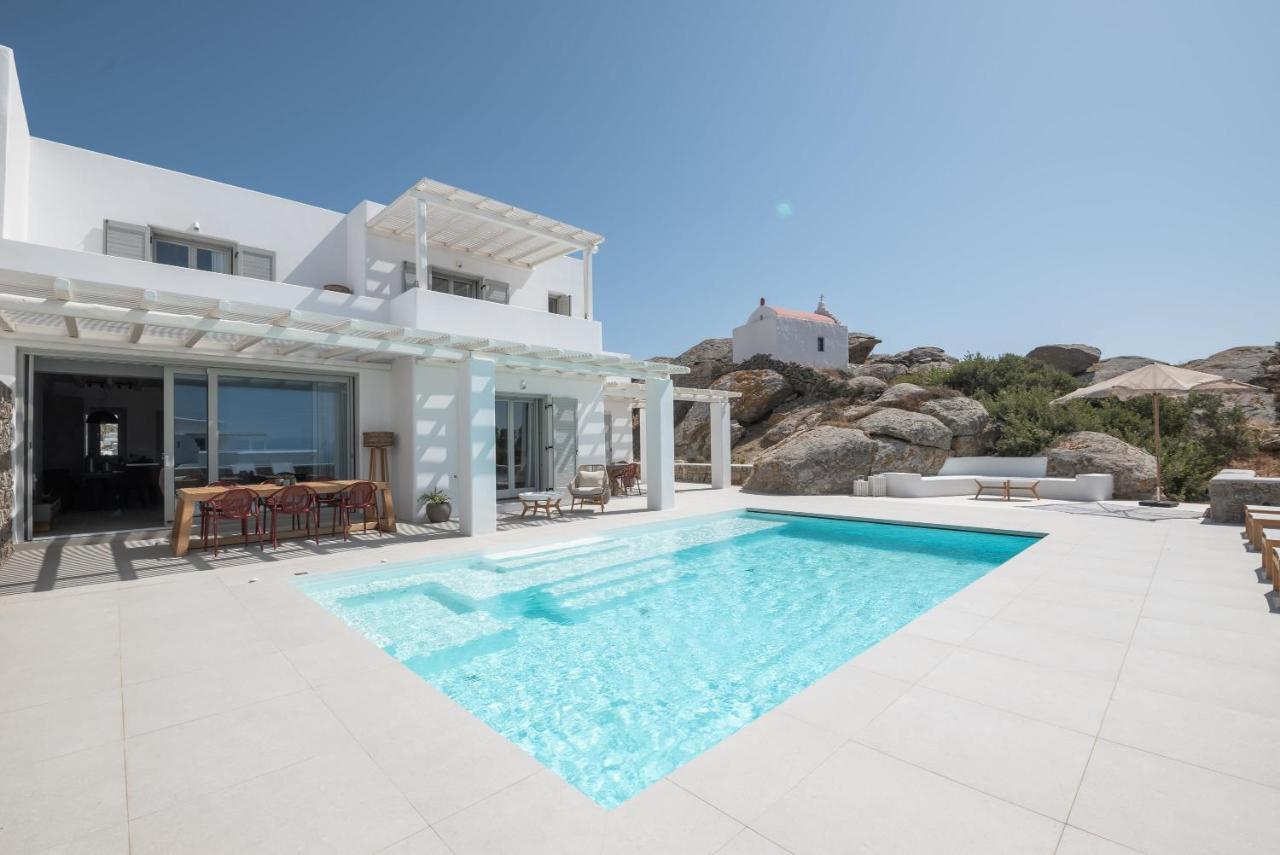 Villa Petra Mare Above Mykonos Town Private Pool Extérieur photo