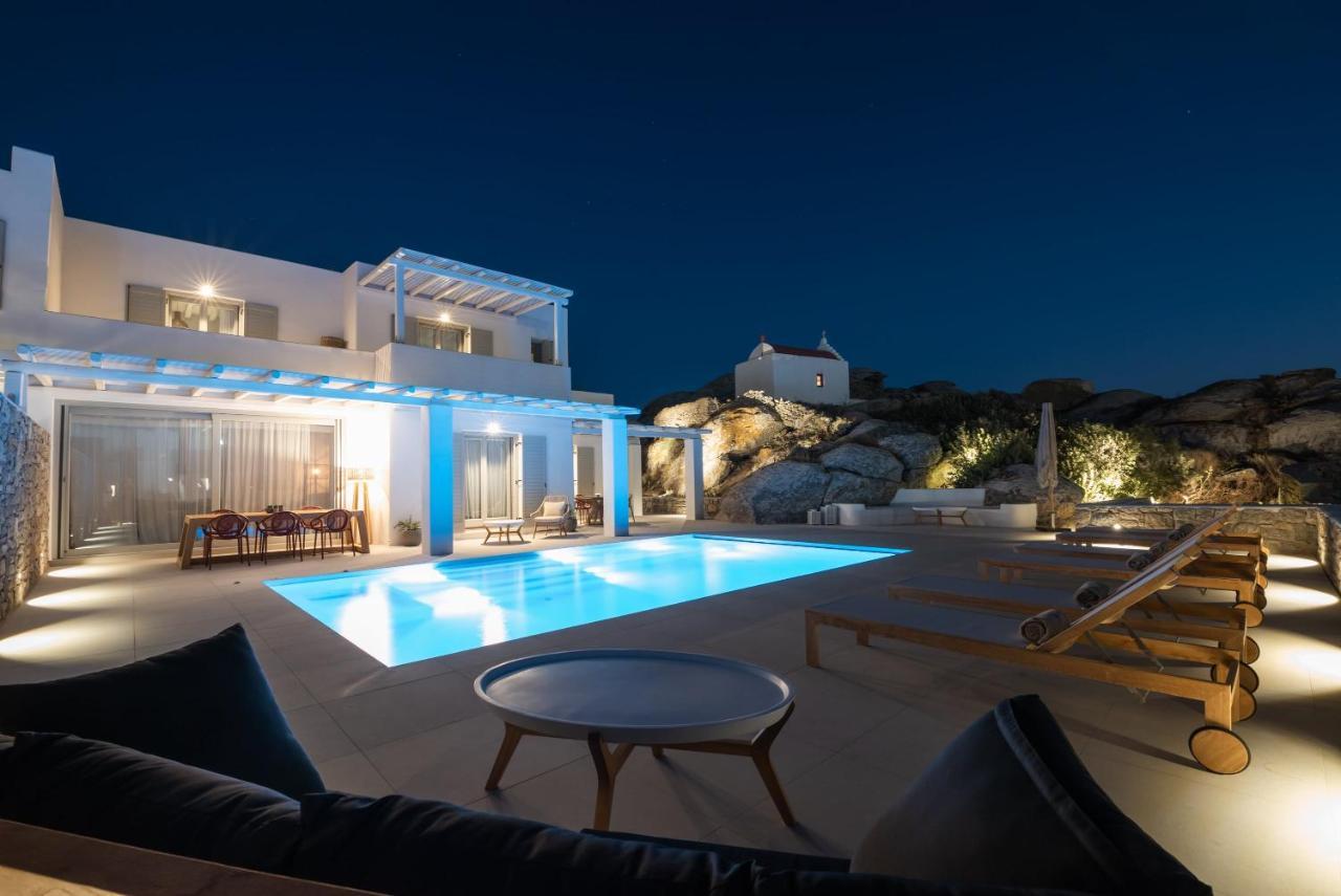 Villa Petra Mare Above Mykonos Town Private Pool Extérieur photo